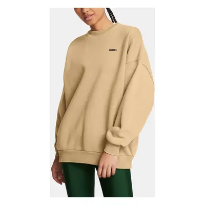 Women's sweatshirt Under Armour UA Icon HWT Flc OS Crew-BRN - Women's