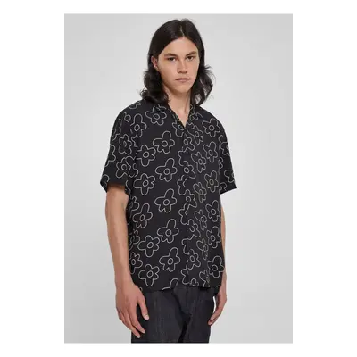 Viscose shirt AOP Resort blackflower