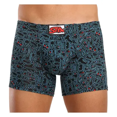 Men's Styx Long Art Classic Rubber Doodle Boxer Shorts