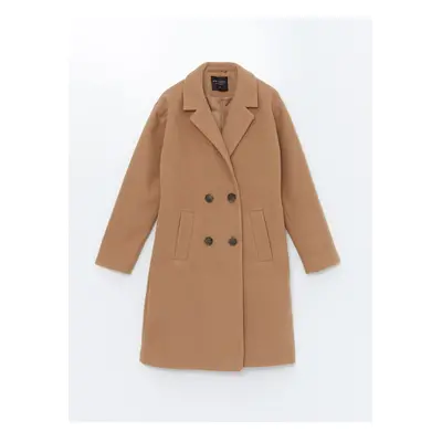 LC Waikiki Jacket Collar Women's Cashmere Coat