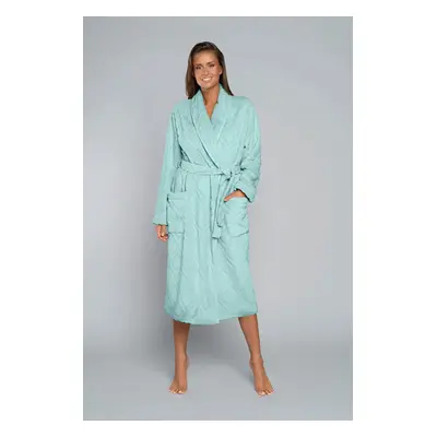 Women's Morena Long Sleeve Bathrobe - Mint