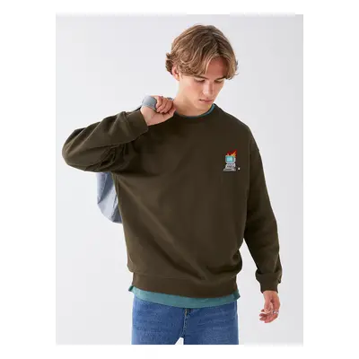 LC Waikiki Crew Neck Long Sleeve Printed Men's Sweatshirt