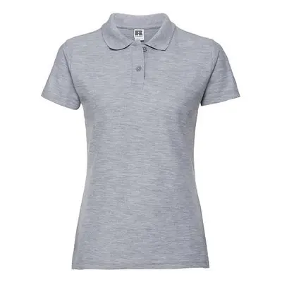 Light Grey Polycotton Polo Russell Women's T-Shirt