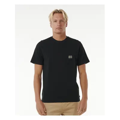 Rip Curl HORIZON BADGE SS TEE Black T-shirt