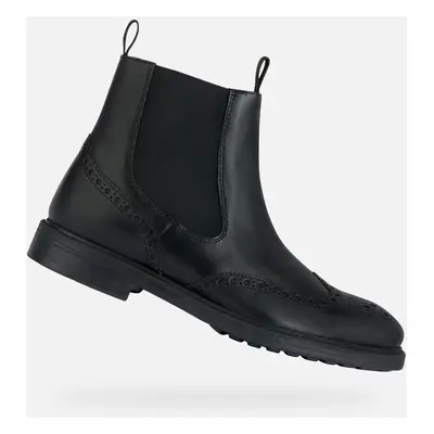 Black men's ankle boots Geox Tiberio - Men's