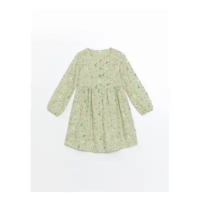 LC Waikiki Lw - Crew Neck Floral Girl's Dress