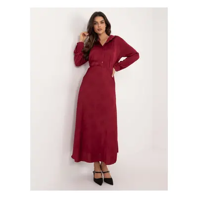 Burgundy elegant skirt