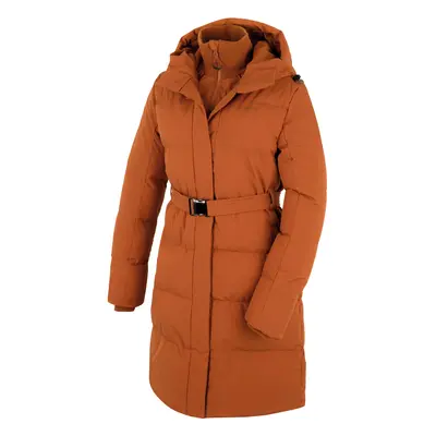 Women's stuffed hardshell jacket HUSKY Nerine brown