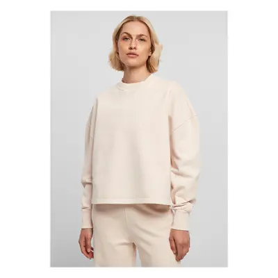 Women's Heavy Terry Garment Dye Crewneck Pink