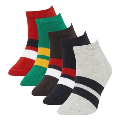 DEFACTO Size 5-Pack Cotton Ankle Socks