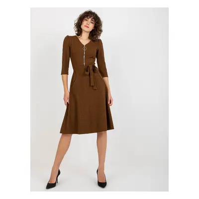 Dress-LK-SK-507839.31-dark brown