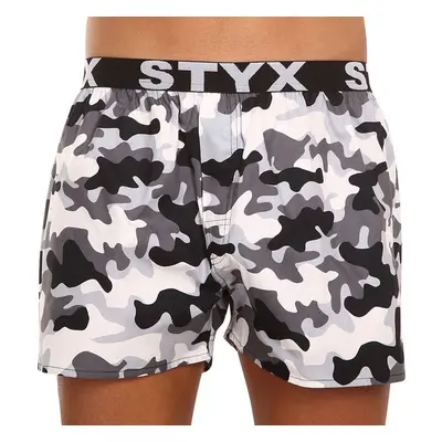 Men's briefs Styx art sports rubber camouflage