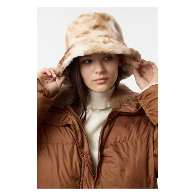 Trendyol Brown Animal Bucket Women's Hat