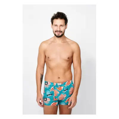 Men's Crab Boxer Shorts - Crab Print