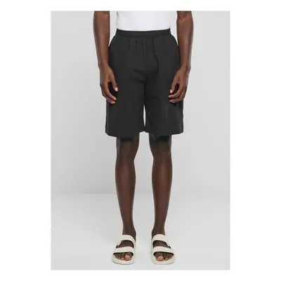 Men's Wide Crepe Shorts - Black