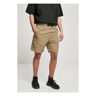 Men's nylon khaki shorts