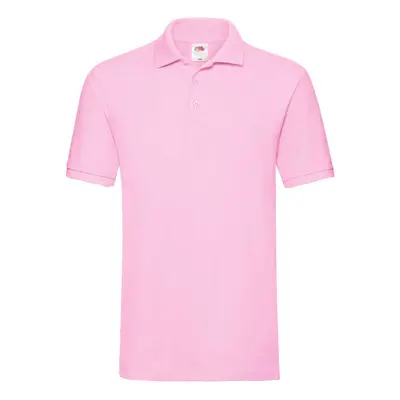 Light pink men's Premium Polo shirt Friut of the Loom