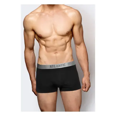 Man Cotton Boxers Pima ATLANTIC - black