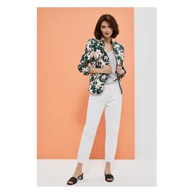 Jacket with a floral print