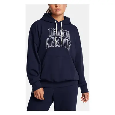 Women's sweatshirt Under Armour UA Icon HWT Terry OS Hdy-BLU - Women's