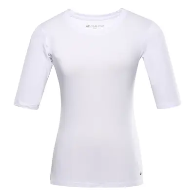 Women's short-sleeved T-shirt ALPINE PRO NORRA white