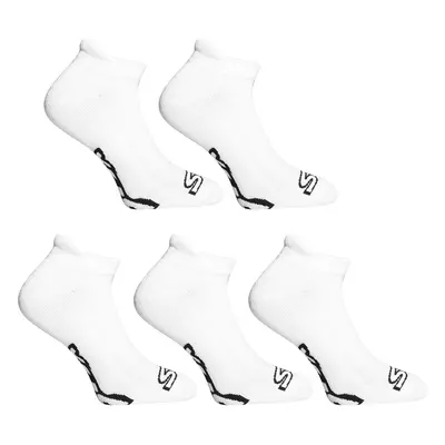 5PACK Styx low white socks