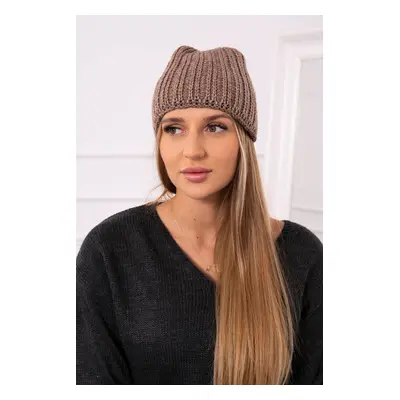 Women's cap Rebeka K345 mocca