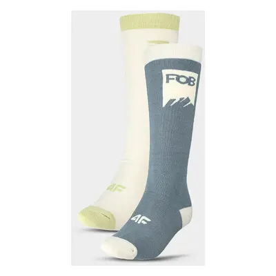 Women's snowboard socks 4F 2-pack