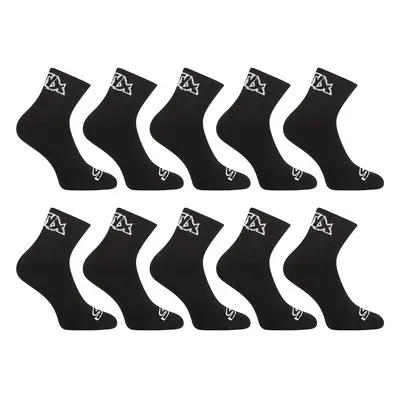 10PACK Styx ankle socks black