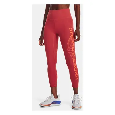 Under Armour Leggings Motion Ankle Leg Branded-RED - Women