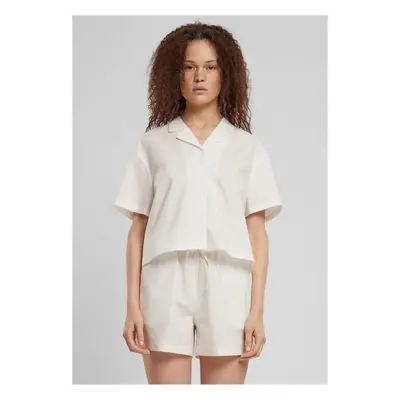 Women's Seersucker shirt - white