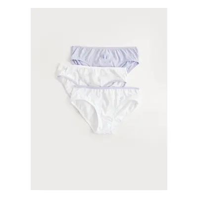 LC Waikiki Printed Cotton Girl's Panties 3-Piece