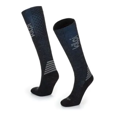 Kilpi PEROSA-U black/blue ski knee-high socks