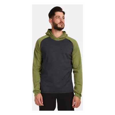 Men's merino wool sweater Kilpi MOSEO-M Green