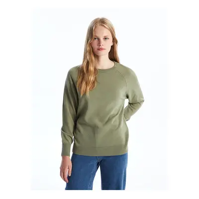 LC Waikiki LCW Crew Neck Plain Long Sleeve Women's Knitwear Sweater