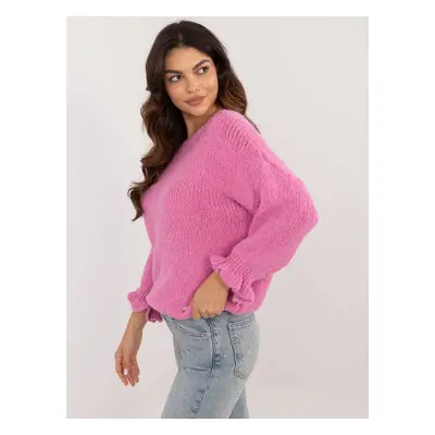 Pink oversize sweater