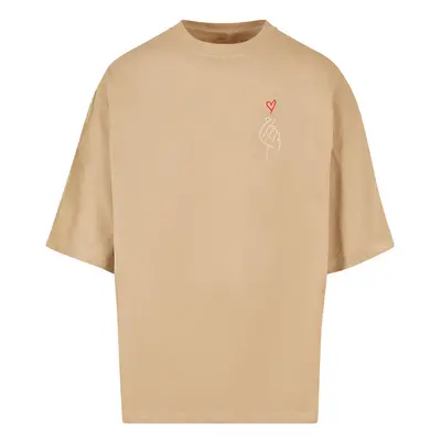 Men's T-shirt K Heart Huge beige