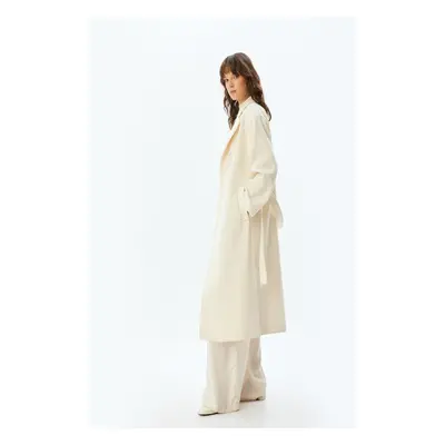 Koton Ecru Women's Coat