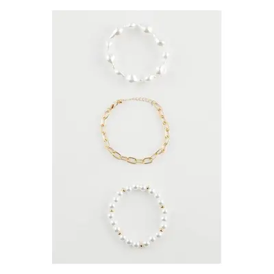 DEFACTO Women's 3-piece Bracelet