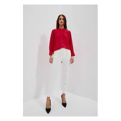 WOMEN'S TROUSERS L-SP-4019 OFF WHITE