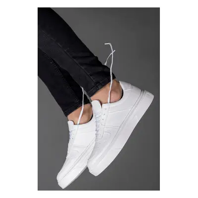 Riccon Men's White Sneakers