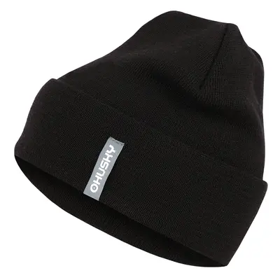 Women's merino hat HUSKY Merhat black