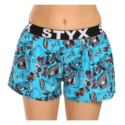 Women's boxer shorts Styx art sports rubber music