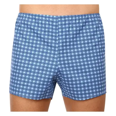 Classic men's boxer shorts Foltýn blue oversize