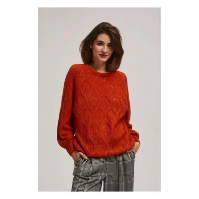 Openwork sweater