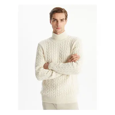 LC Waikiki Turtleneck Long Sleeve Men's Knitwear Sweater