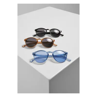 Cypress 3-Pack Sunglasses Black+Brown+Blue