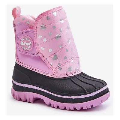 Children's snow boots with dry zip Lee Cooper Pink