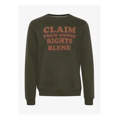 Khaki Sweatshirt Blend - Men