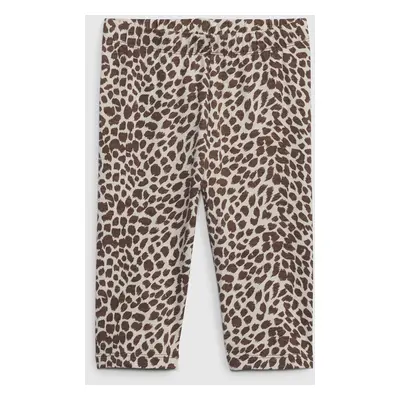 GAP Kids organic capri leggings leopard - Girls